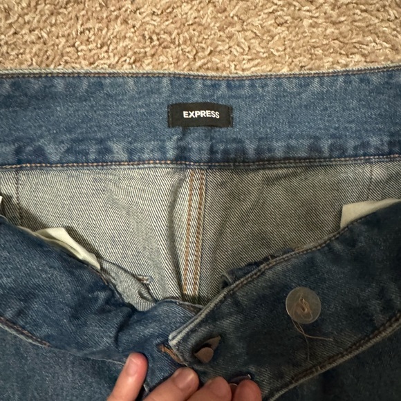 Express Wide Leg Jeans NWOT - Picture 4 of 6